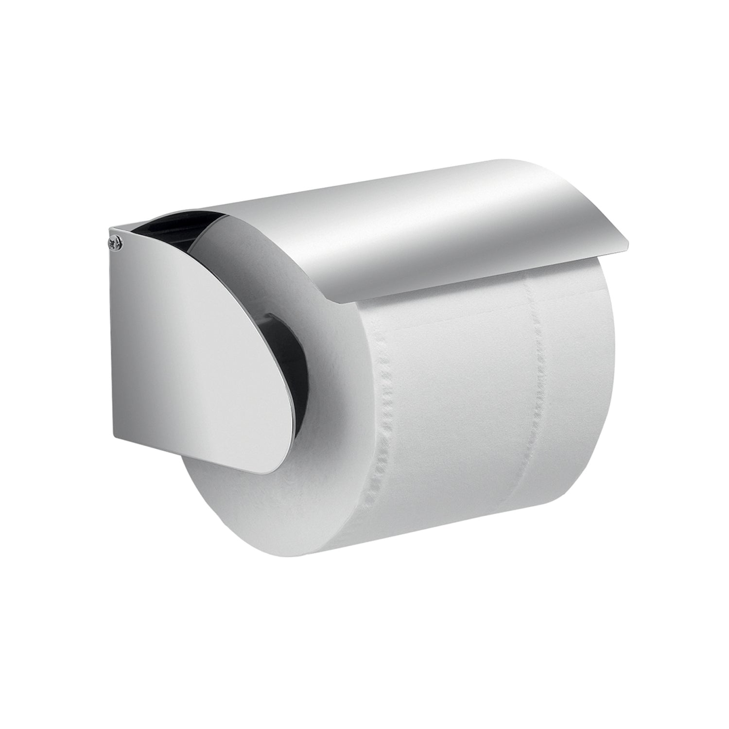 Portarotolo coperto in Acciaio Inox AISI 304 Gedy serie Project - Spazzolato