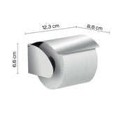 Portarotolo coperto in Acciaio Inox AISI 304 Gedy serie Project - Spazzolato
