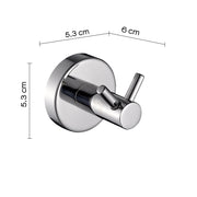 Appendiabiti doppio in Acciaio Inox AISI 304 Gedy serie Project - Lucido by CeramicStore | Lo specialista del tuo bagno