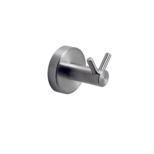 Appendiabiti doppio in Acciaio Inox AISI 304 Gedy serie Project - Spazzolato by CeramicStore | Lo specialista del tuo bagno