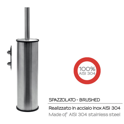 Scopino a parete in Acciaio Inox AISI 304 Gedy serie Project - Spazzolato by CeramicStore | Lo specialista del tuo bagno