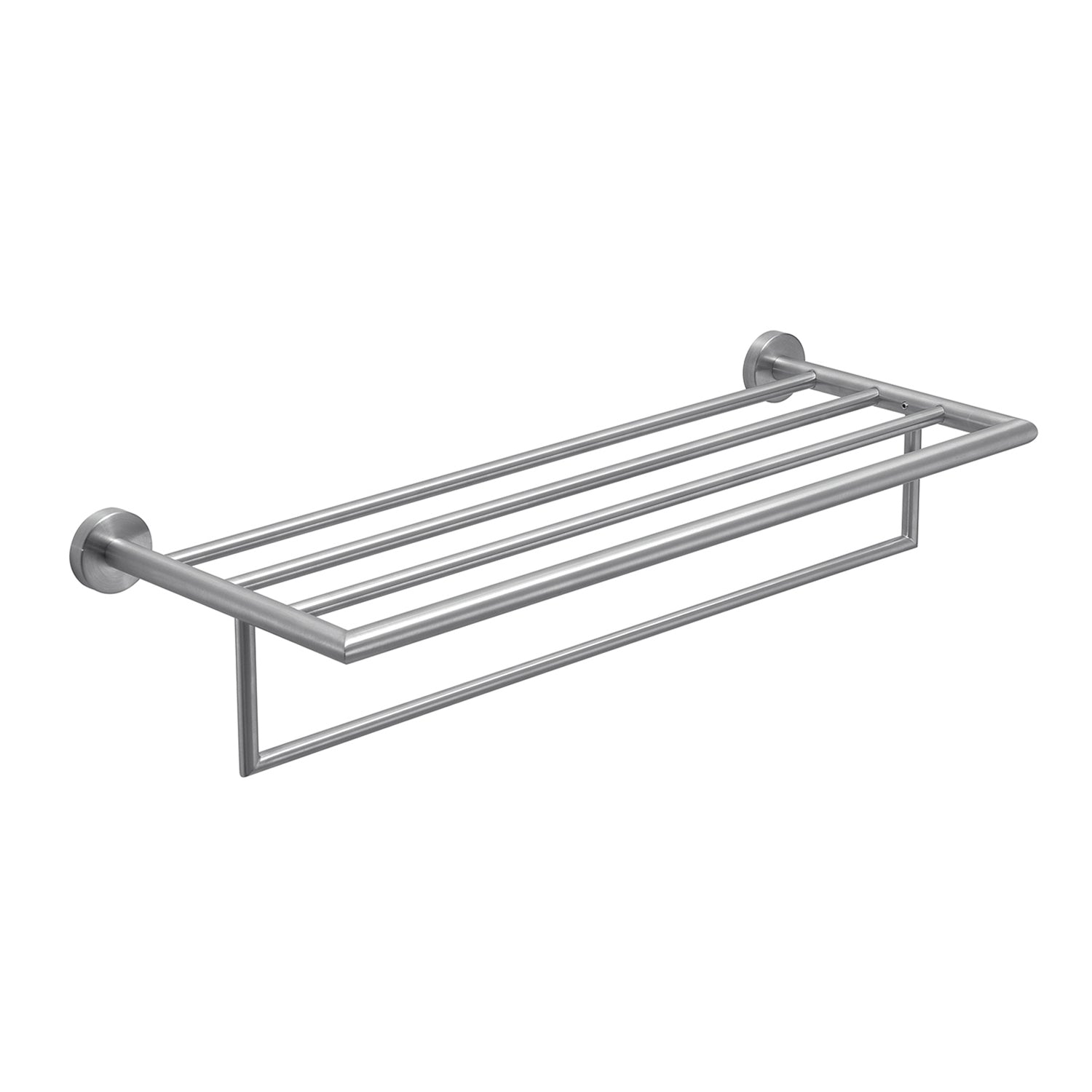 Mensola porta asciugamani L. 63 cm in Acciaio Inox AISI 304 Gedy serie Project - Spazzolato by CeramicStore | Lo specialista del tuo bagno