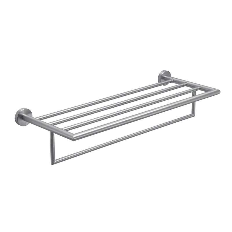 Mensola porta asciugamani L. 63 cm in Acciaio Inox AISI 304 Gedy serie Project - Spazzolato by CeramicStore | Lo specialista del tuo bagno