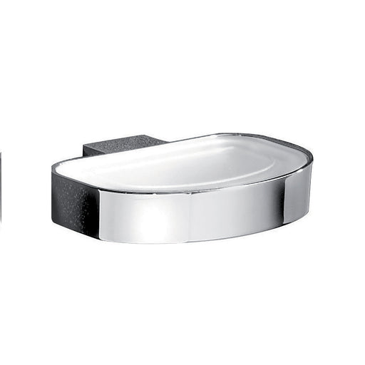 Portasapone a parete Kent di Gedy - Cromato by CeramicStore | Lo specialista del tuo bagno