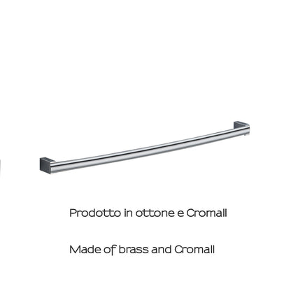 Portasalviette 60 cm a parete Kent di Gedy - Cromato by CeramicStore | Lo specialista del tuo bagno