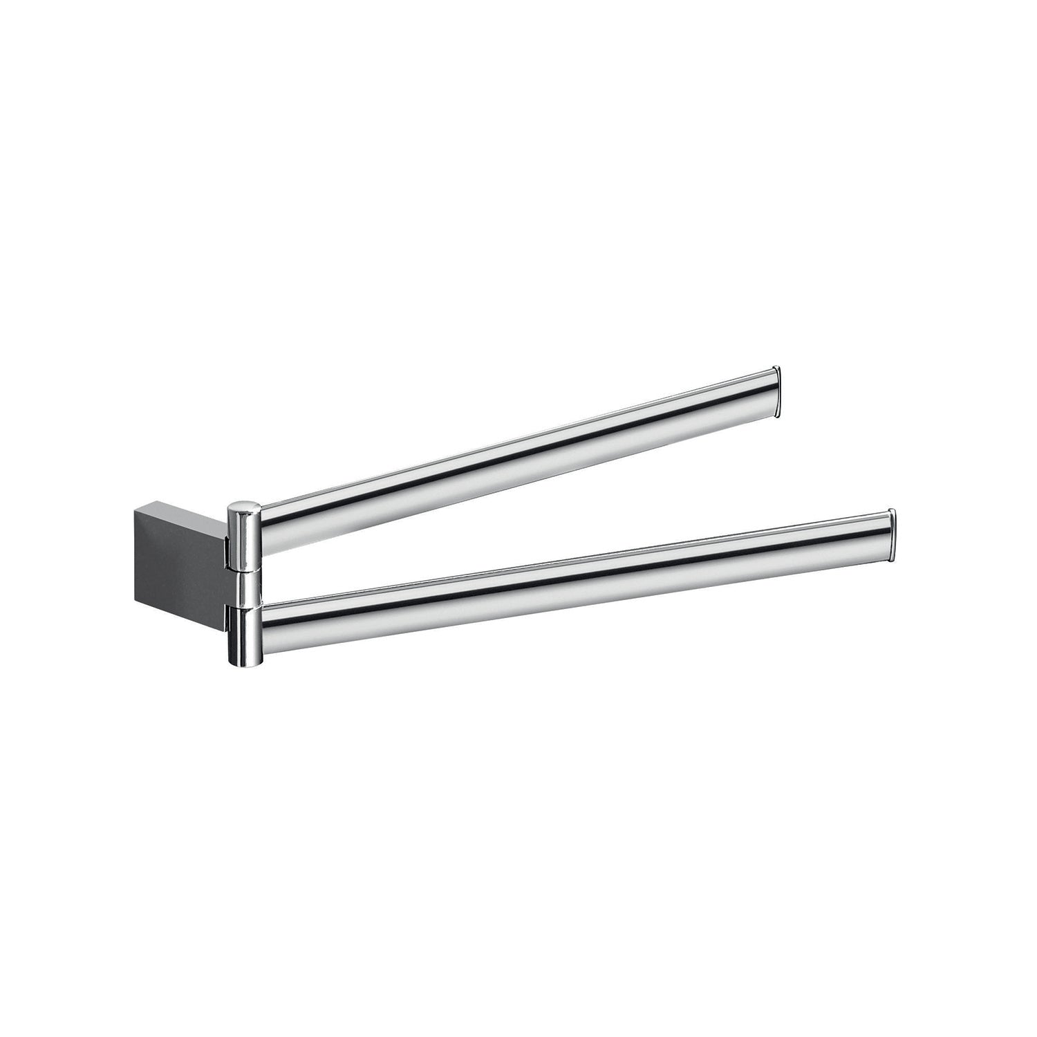 Portasalviette a snodo installazione a parete Kent di Gedy - Cromato by CeramicStore | Lo specialista del tuo bagno