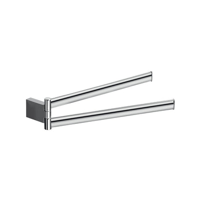Portasalviette a snodo installazione a parete Kent di Gedy - Cromato by CeramicStore | Lo specialista del tuo bagno