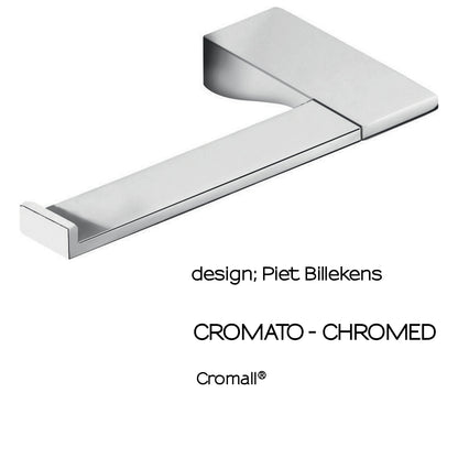 Pratico portarotolo Gedy Glamour in ottone cromato 15