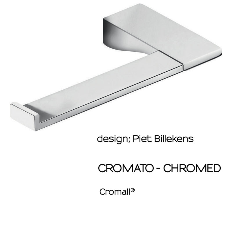 Pratico portarotolo Gedy Glamour in ottone cromato 15