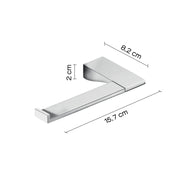 Pratico portarotolo Gedy Glamour in ottone cromato 15