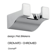 Appendiabiti doppio a parete Gedy Glamour in ottone cromato by CeramicStore | Lo specialista del tuo bagno