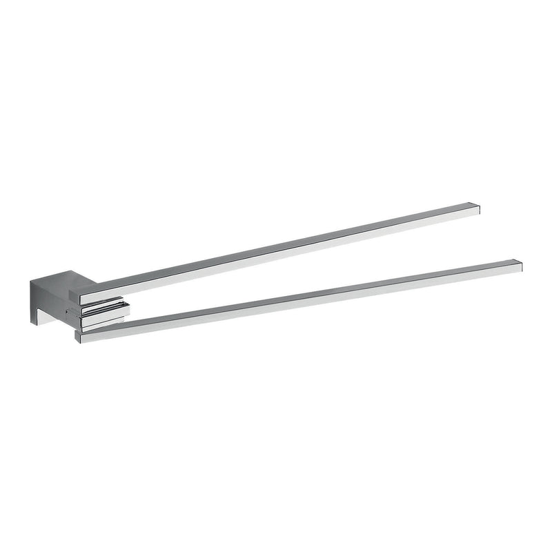 Portasalviette a snodo in Acciaio Inox di Gedy serie Kansas - Cromato by CeramicStore | Lo specialista del tuo bagno