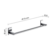 Gedy Portasalviette cm 45 Mod. Maine in acciaio inox e cromall per fissaggio a incollo by CeramicStore | Lo specialista del tuo bagno
