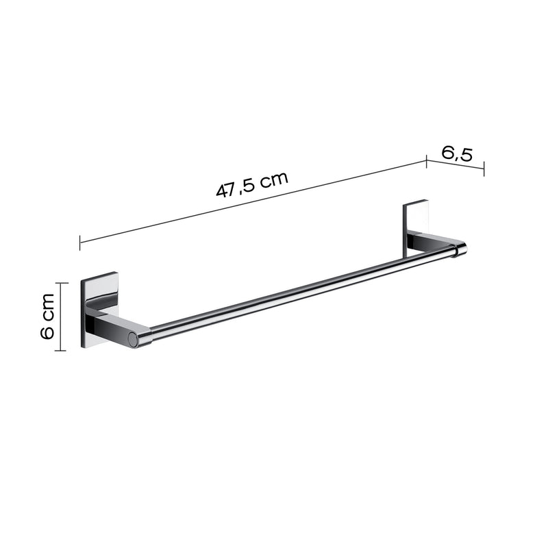 Gedy Portasalviette cm 45 Mod. Maine in acciaio inox e cromall per fissaggio a incollo by CeramicStore | Lo specialista del tuo bagno