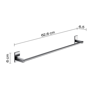 Gedy Portasalviette cm 60 Mod. Maine in acciaio inox e cromall fissaggio a incollo by CeramicStore | Lo specialista del tuo bagno