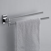 Gedy Portasalviette a snodo Mod. Maine in acciaio inox e cromall per installazione a incollo by CeramicStore | Lo specialista del tuo bagno