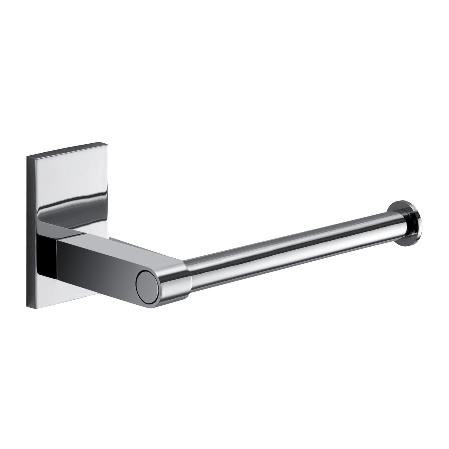 Gedy Portarotolo Maine in acciaio inox e cromall per installazione a incollo a muro