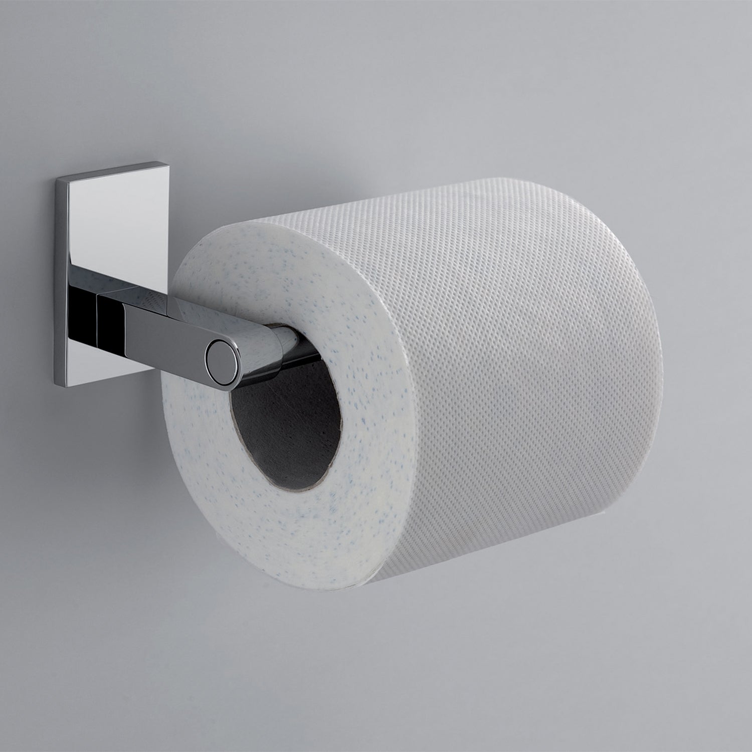 Gedy Portarotolo Maine in acciaio inox e cromall per installazione a incollo a muro