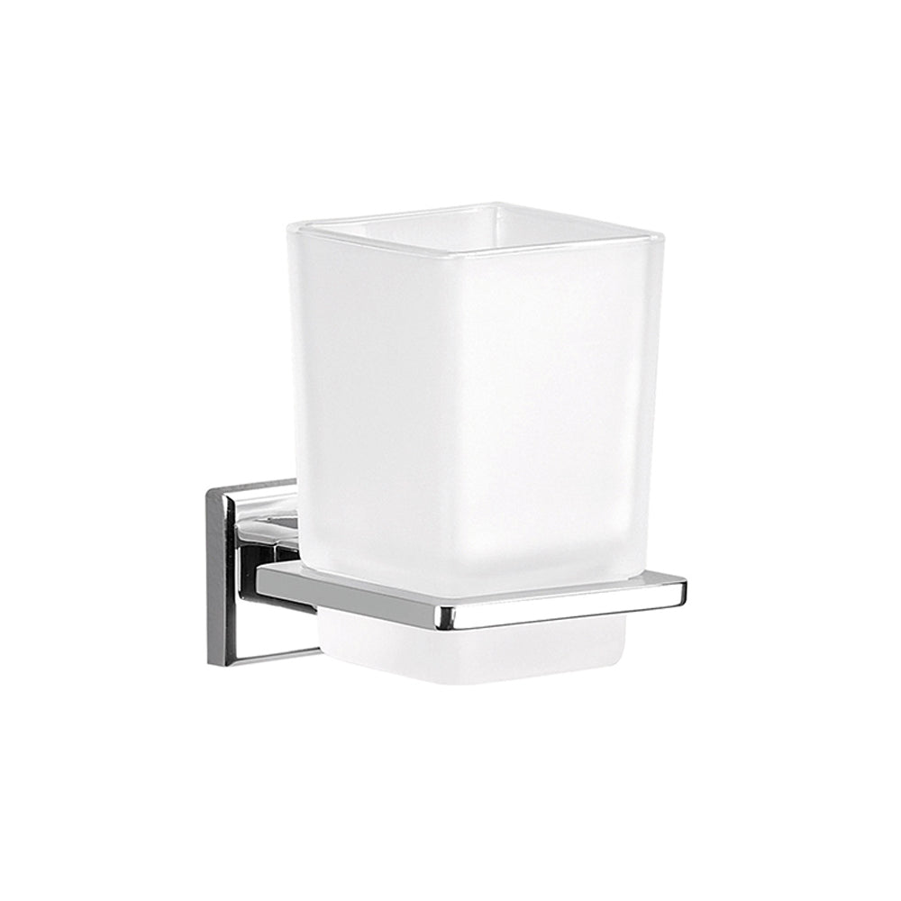 Portaspazzolini in acciaio inox AISI 304 Colorado di Gedy - Cromato by CeramicStore | Lo specialista del tuo bagno