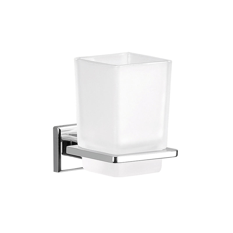 Portaspazzolini in acciaio inox AISI 304 Colorado di Gedy - Cromato by CeramicStore | Lo specialista del tuo bagno