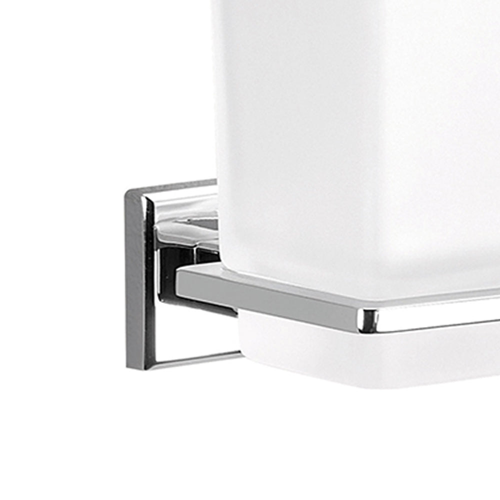 Portaspazzolini in acciaio inox AISI 304 Colorado di Gedy - Cromato by CeramicStore | Lo specialista del tuo bagno