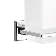 Portaspazzolini in acciaio inox AISI 304 Colorado di Gedy - Cromato by CeramicStore | Lo specialista del tuo bagno