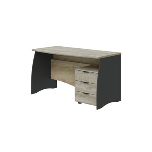 Scrivania con cassettiera a 3 cassetti 136x67xH.74 cm - Rovere Alaska/Grigio Antracite by CeramicStore | Lo specialista del tuo bagno