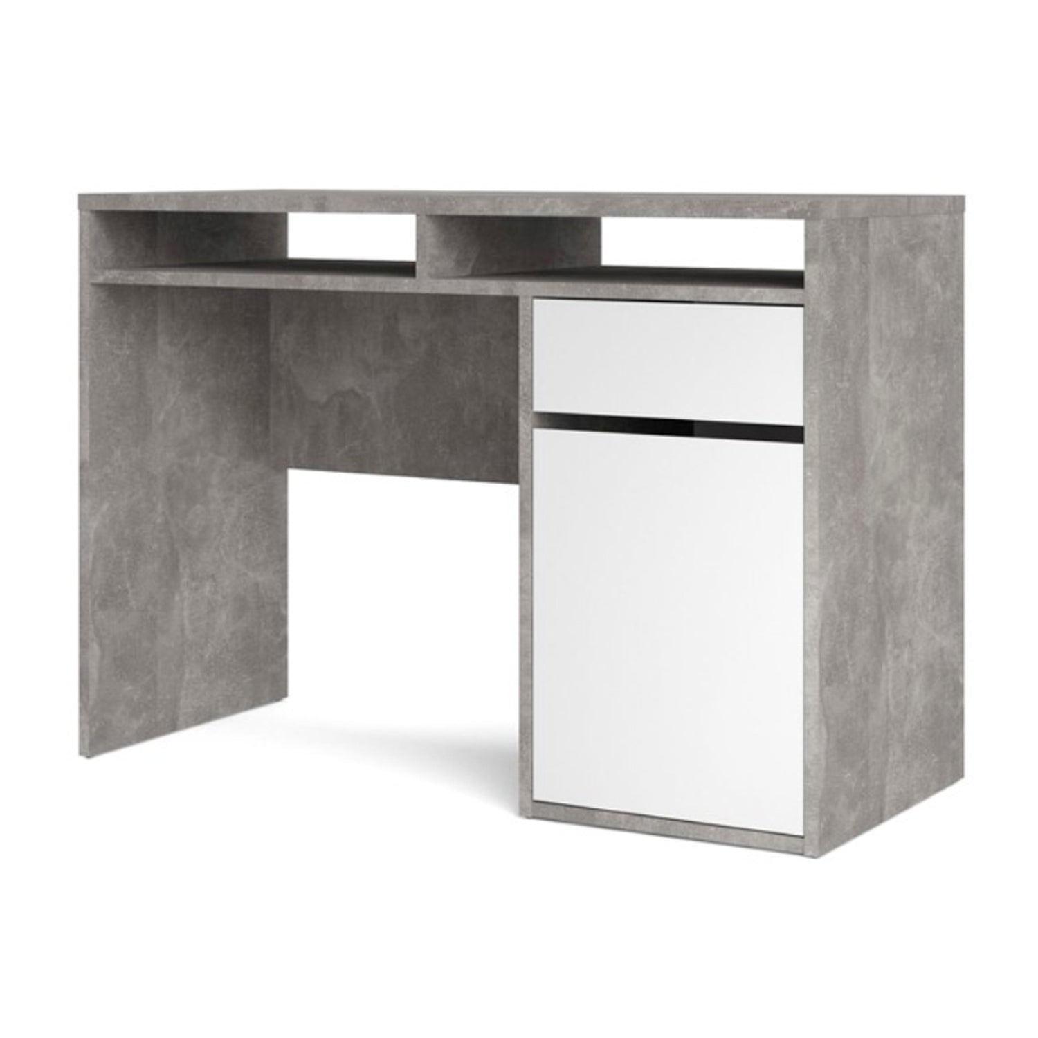 Scrivania modello Function Plus 110x48xH.77 cm - Cemento/Bianco by CeramicStore | Lo specialista del tuo bagno
