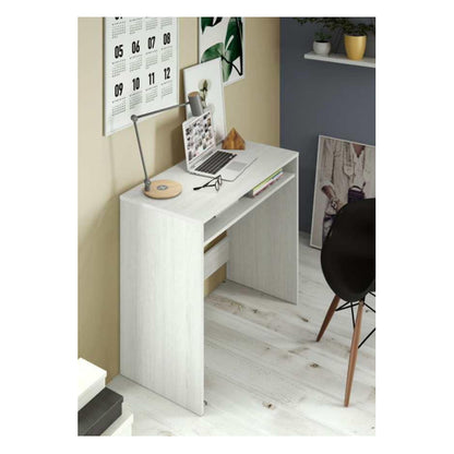 Scrivania modello Star con ripiano porta computer e vano a giorno - Bianco Alpes by CeramicStore | Lo specialista del tuo bagno