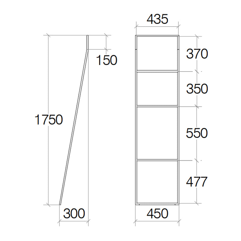 Scaletta portasalviette rettangolare collezione Grela di Lineabeta. In acciaio inox nichel nero by CeramicStore | Lo specialista del tuo bagno