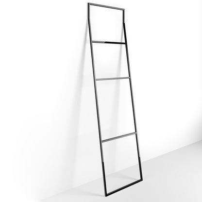 Scaletta portasalviette rettangolare collezione Grela di Lineabeta. In acciaio inox nichel nero by CeramicStore | Lo specialista del tuo bagno