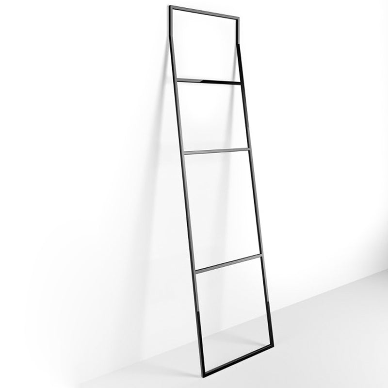 Scaletta portasalviette rettangolare collezione Grela di Lineabeta. In acciaio inox nichel nero by CeramicStore | Lo specialista del tuo bagno