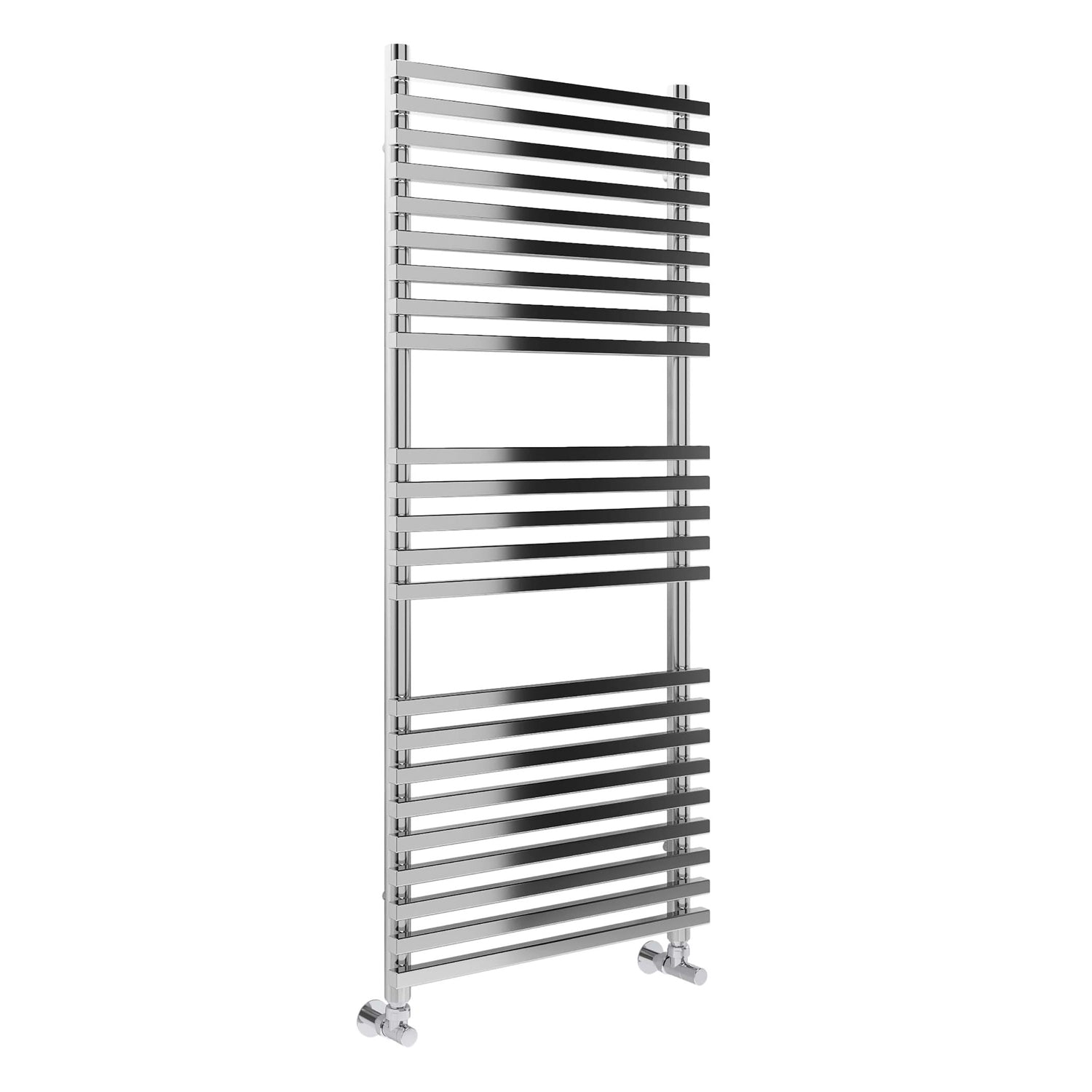 Termoarredo idraulico modello Trapani di Lazzarini 1170x500 dritto - Cromo by CeramicStore | Lo specialista del tuo bagno