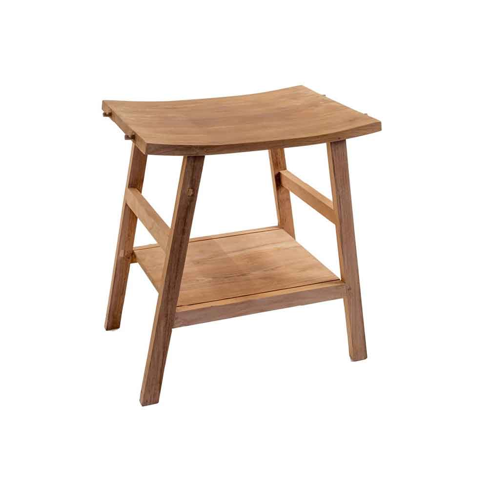 Mobile da bagno Consolle in teak Cipi ZENXL da 86 cm per lavabo da appoggio by CeramicStore | Lo specialista del tuo bagno