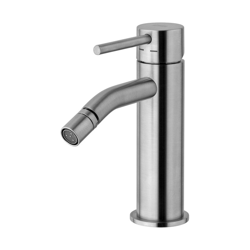 Miscelatore bidet con scarico automatico e saltello Paffoni Light ottone effetto satinato by CeramicStore | Lo specialista del tuo bagno