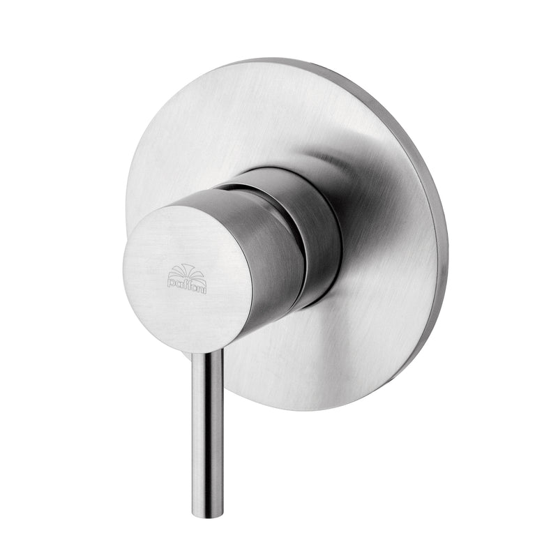 Miscelatore doccia incasso una via Paffoni Light in ottone effetto satinato by CeramicStore | Lo specialista del tuo bagno