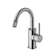 Miscelatore bidet in ottone senza scarico con canna orientabile Paffoni Light effetto satinato by CeramicStore | Lo specialista del tuo bagno