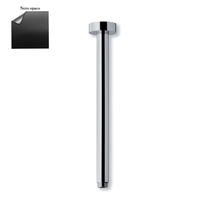 Braccio doccia a soffitto tondo 23mm x 200mm nero by CeramicStore | Lo specialista del tuo bagno