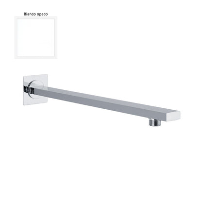 Braccio doccia rettangolare 35x12mm bianco opaco by CeramicStore | Lo specialista del tuo bagno