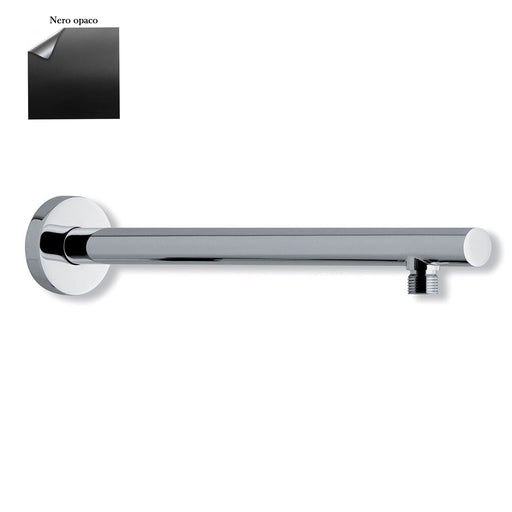 Braccio doccia lusso tondo diametro 25mm in ottone nero by CeramicStore | Lo specialista del tuo bagno