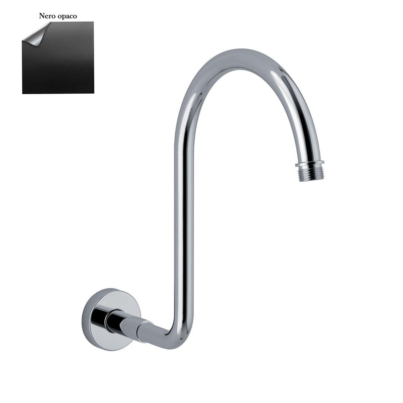 Braccio doccia lusso diametro 18 mm in ottone nero by CeramicStore | Lo specialista del tuo bagno