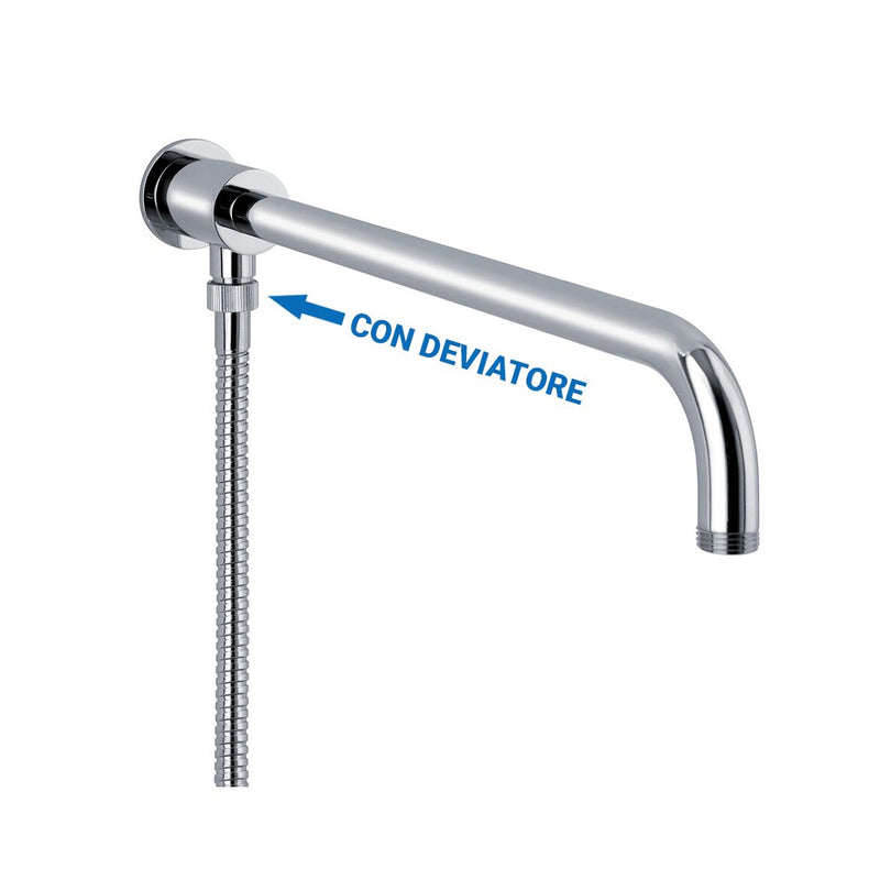 Braccio doccia diametro 20 mm con deviatore in ottone by CeramicStore | Lo specialista del tuo bagno