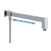 Braccio doccia 25x25mm con deviatore in ottone by CeramicStore | Lo specialista del tuo bagno