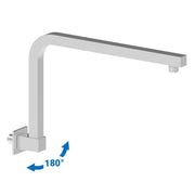 Braccio doccia 22x22mm girevole in ottone by CeramicStore | Lo specialista del tuo bagno