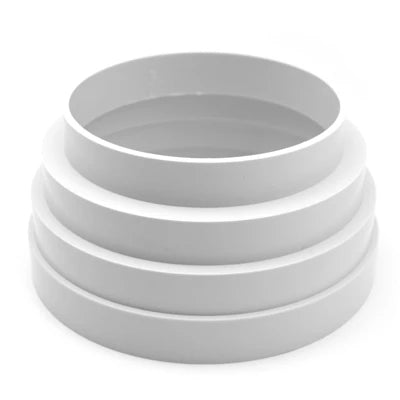 Cono di riduzione mf in abs 100-125mm per tubo non bicchierato -