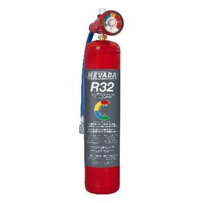Bomboletta gas refrigerante r32 con manometro 780 gr.