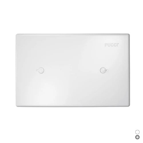Placca di copertura per cassetta incasso pucci pneu mod.2011 bianca