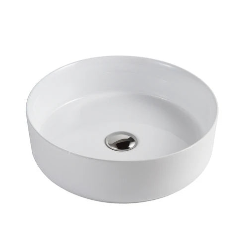 Lavabo da appoggio mod. lat01 cm 41x41x13 bianco lucido