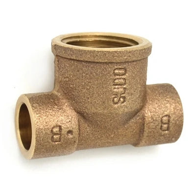 Tee bronzo f. a saldare 1 x 28