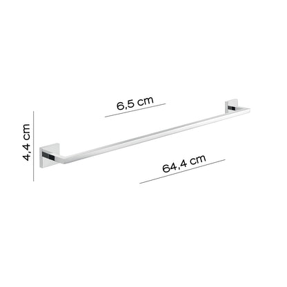 Portasalviette a muro 65 cm Gedy modello Elba - Cromato by CeramicStore | Lo specialista del tuo bagno